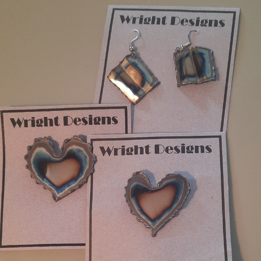 Wright Designs Broaches And Earrings